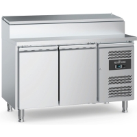 Ecofrost 2 Door Refrigerated Saladette 6x1/3GN Containers 7950.5190